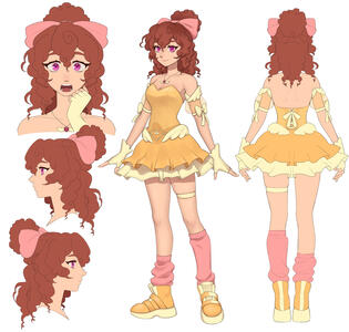vtuber character sheet for cococremee
